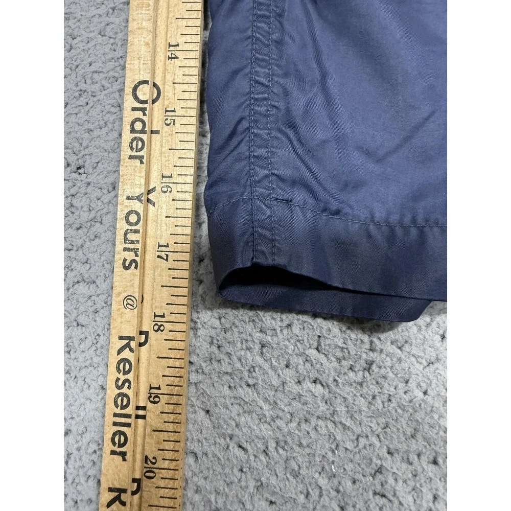VTG Nike Swim Shorts Mens Large Blue Colorblock Mesh Lined Drawstring Pockets